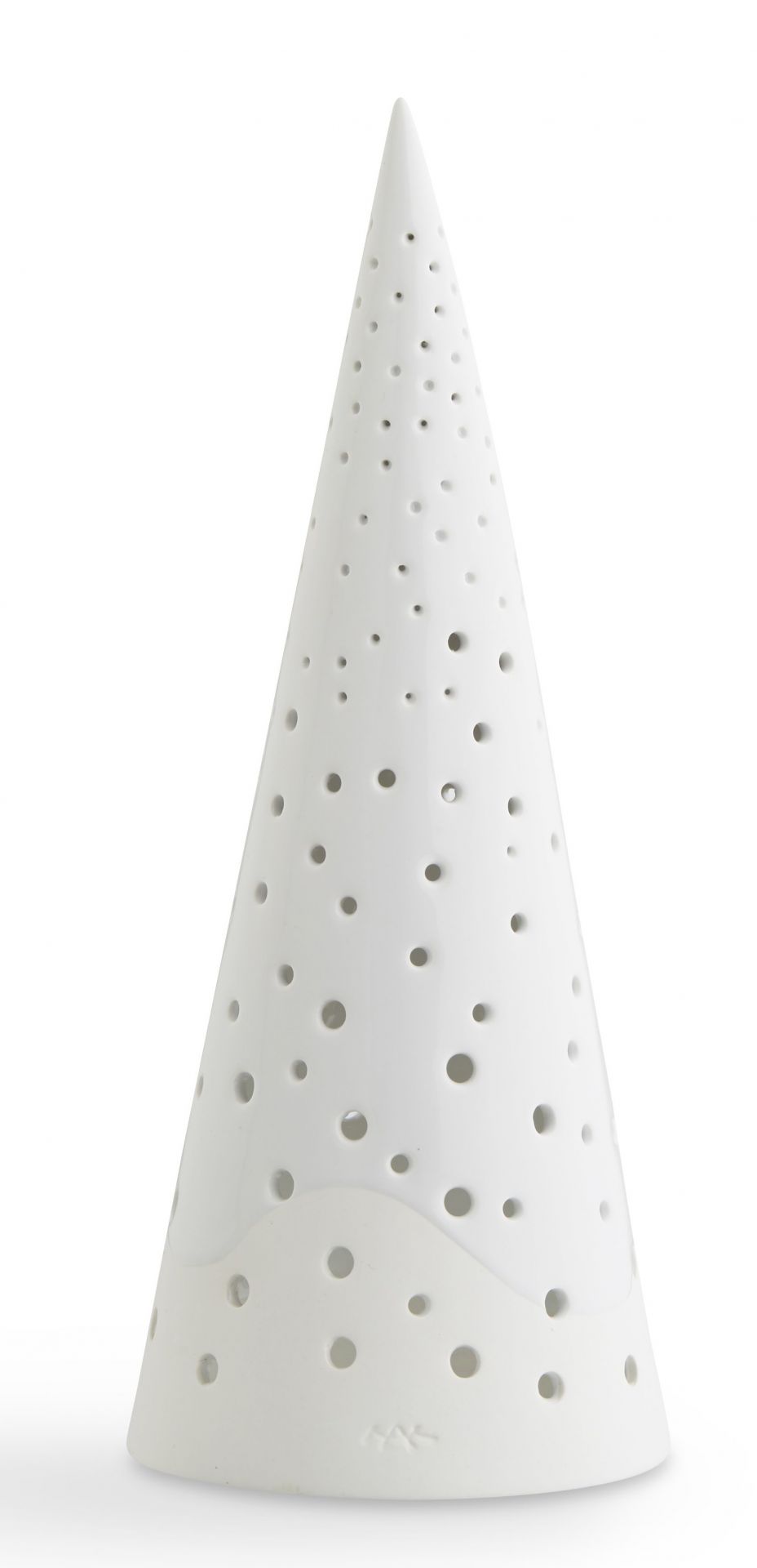 Nobili Tea Light Holder H 25,5 cm Snow White Kähler SINGLE PIECES